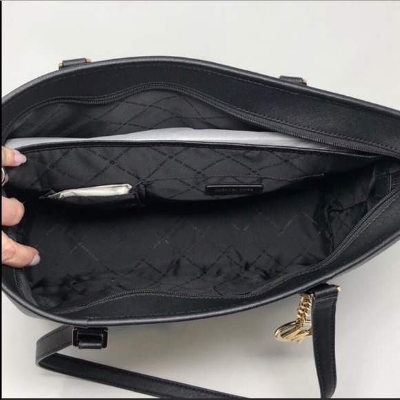 Nwt Michael Kors Large Sady laptop bag black - Picture 4 of 8